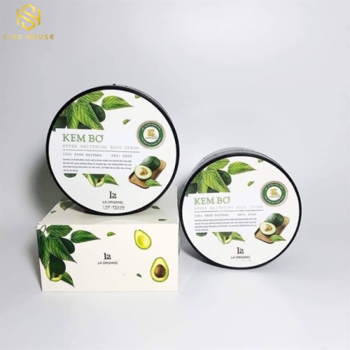 Kem body bơ Lá Organic 200g	
