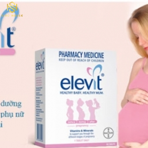 ELEVIT BẦU PRE_CONCEPTION & PREGNANCY hộp 100 viên