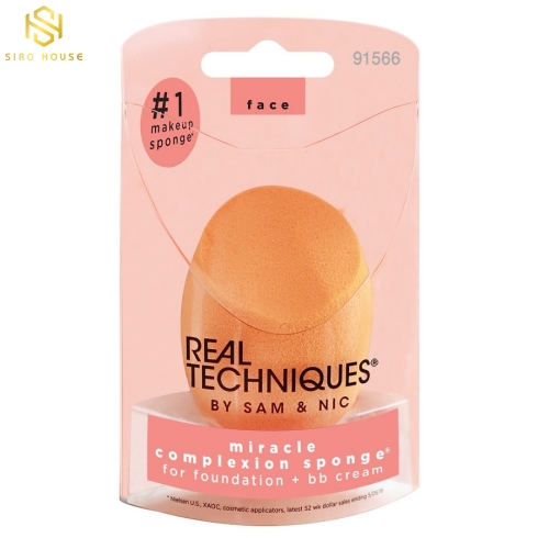 Mút tán kem nền REAL TECHNIQUES Miracle Complexion Sponge