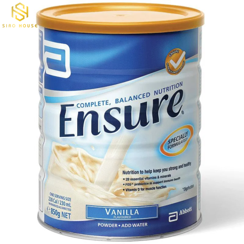 Sữa bột ENSURE hương Vani Úc Ensure Vanilla Powder (850Gr)