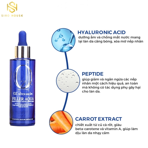 Tinh Chất Cấp Nước OZ Witch Recipe Filler Aqua