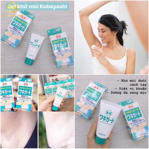 Gel khử mùi đặc trị hôi nách Kobayashi Wakigard của Nhật Bản