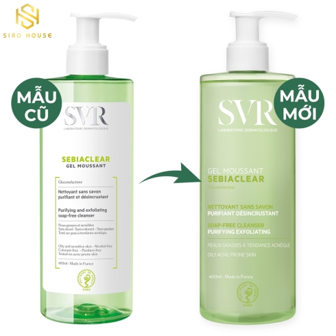 Sữa rửa mặt SVR Sebiaclear Gel Moussant 400ml