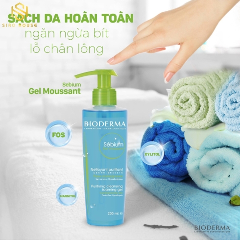 SỮA RỬA MẶT BIODEMA Sébium Gel Moussant