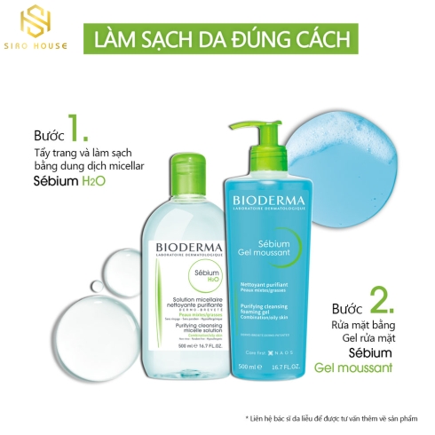 SỮA RỬA MẶT BIODEMA Sébium Gel Moussant