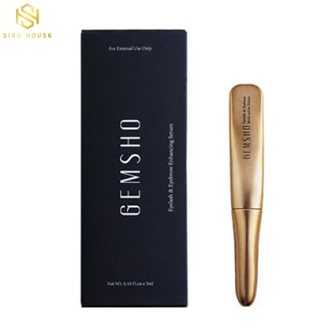 Tinh chất dưỡng mi GEMSHO Eyelash & Eyebrow Multi-active Serum 3mL