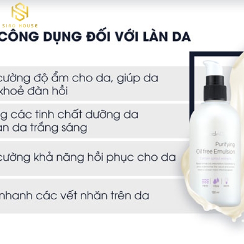 Tinh chất dưỡng trắng GOODnDOC Oil Free Emulsion 120mL