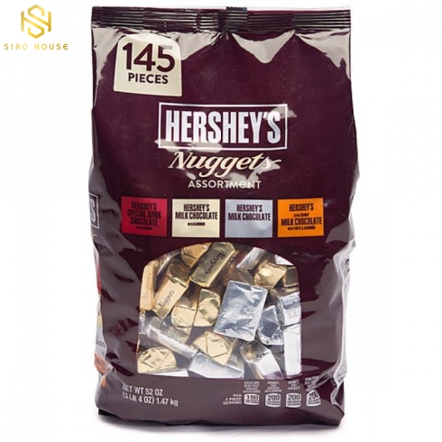 Chocolate HERSHEYS Nuggets Assortmment (145 viên) 1.47kg