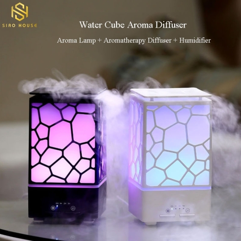 Máy khuếch tán tinh dầu siêu âm lập phương Water Cube 200mL