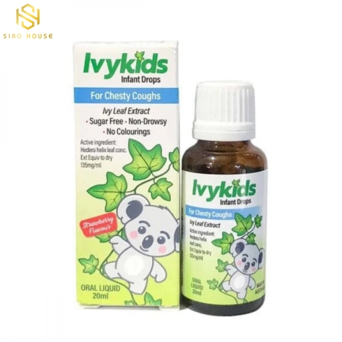 Tinh chất trị ho IVYKIDS Infant Drops For Chesty Coughs 20mL