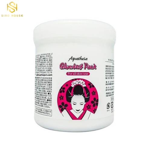 Kem ủ trắng cô gái APATHEIA Glowing Packu 500g 