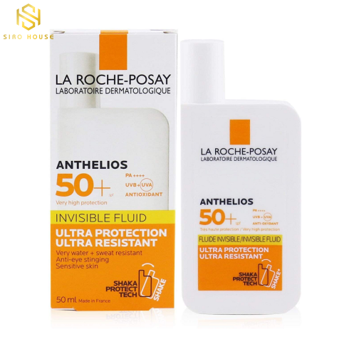 Kem chống nắng LA ROCHE POSAY Anthelios Invisible Fluid SPF50+ 50mL 