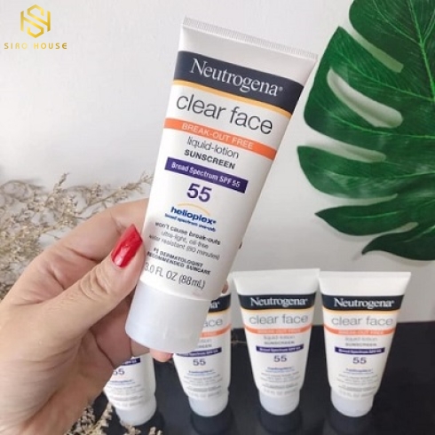 Kem chống nắng Neutrogena Clear Face SPF 50