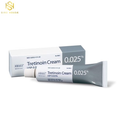 Kem trị chống lão hóa, trị mụn OBAGI Tretinoin Cream 0.025% 20g