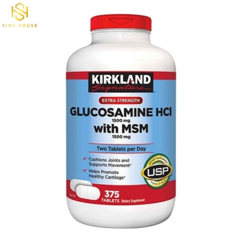 Viên uống bổ xương khớp KIRKLAND Glucosamine 1500mg 375 viên
