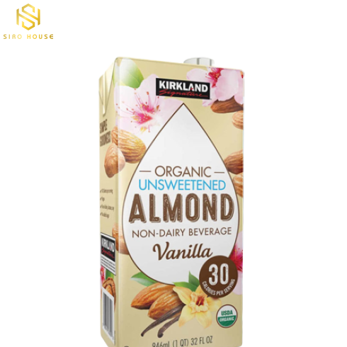 Sữa hạnh nhân không đường Kirkland Organic Almond 946ml
