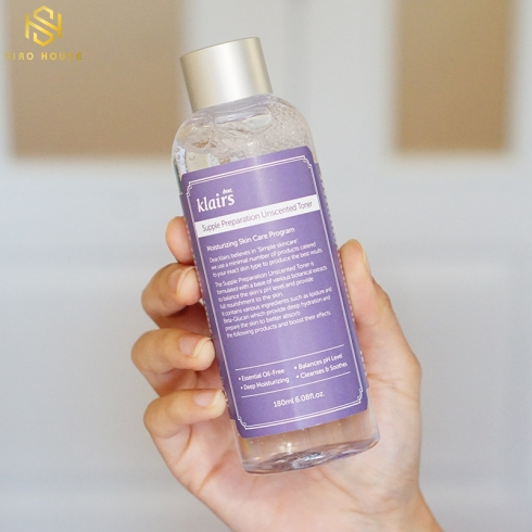 Nước hoa hồng KLAIRS Supple Preparation Unscented Toner 180mL