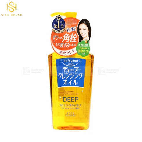 DÂU TẨY TRANG KOSE SOFTYMO DEEP CLEANSING OIL - 230ML