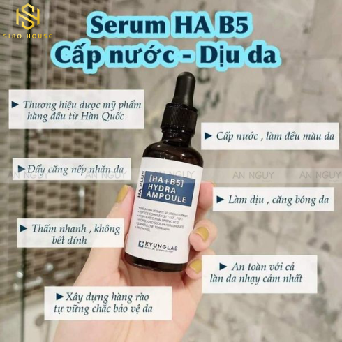 Tinh chất cấp ẩm phục hồi Serum HA + B5 Hydra KYUNGLAB