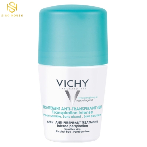 Lăn khử mùi VICHY Traitement Anti-Transpirant 48H 50mL 