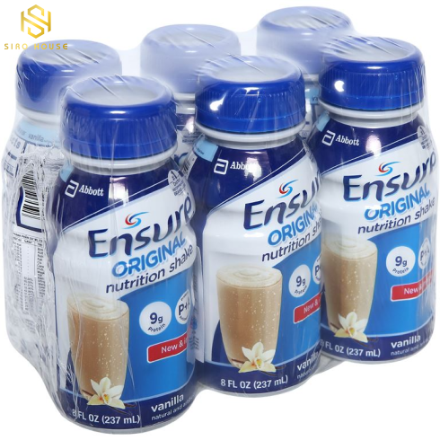 Sữa ENSURE nước hương Vani Ensure Original Vanilla 237ml Thùng 24 chai