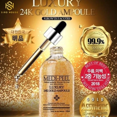 Tinh Chất Vàng Medi Peel Luxury 24K Gold Ampoule