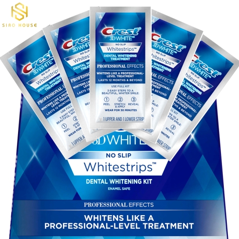 Miếng dán trắng răng CREST 3D Whitestrips