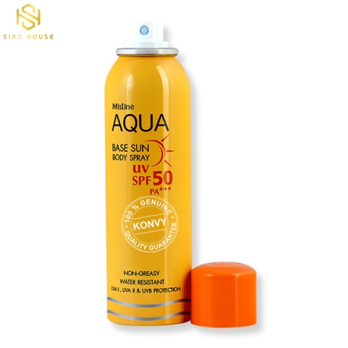 Xịt chống nắng Mistine AQUA SPF50