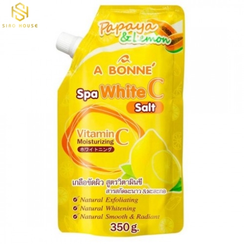 Muối tắm A BONNÉ Spa White C Salt Papaya & Lemon 350g
