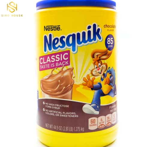 Bột ca cao NESTLÉ Nestquik hương Chocolate 1.275kg