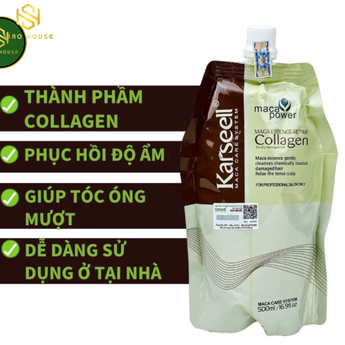 Dầu hấp tóc Collagen Karseell Maca 500ml ( Túi)