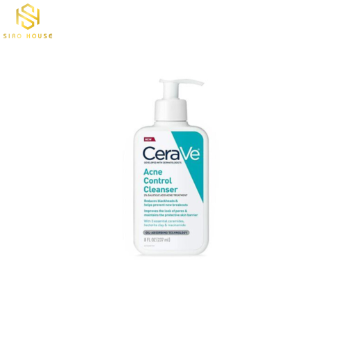 Sữa Rửa Mặt CERAVE Acne Control Cleanser (237ml)