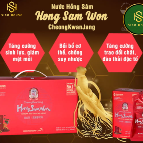 Nước hồng sâm Won KGC Cheong Kwan Jang 30 gói