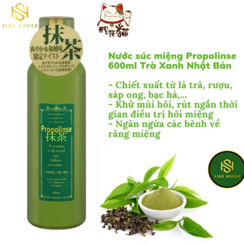 Nước súc miệng PROPOLINSE 600ML ( Xanh)