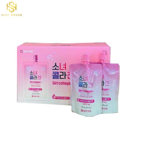 Collagen nước GIRL COLLAGEN ( Hộp hồng 10 gói)