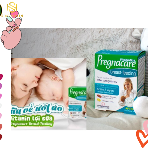 Vitamin tổng hợp cho phụ nữ sau sinh Vitabiotics PREGNACARE Breast-feeding của Anh (84 viên)