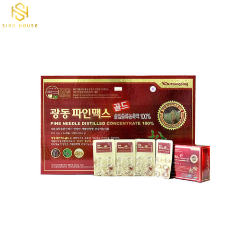 Tinh dầu thông đỏ KWANGDONG Hàn Quốc (120 viên)