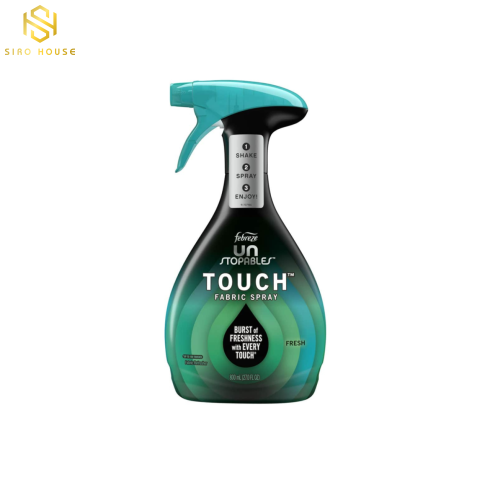Xịt thơm quần áo Febreze UnStopables TOUCH Fabric Spray 800ml (Fresh)
