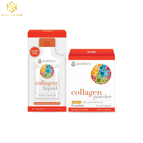 Collagen nước YOUTHEORY Collagen Liquid 30 gói x 30ml của Mỹ