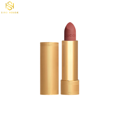 Son thỏi lì GUCCI 217 Valeria Rose – Màu Hồng Cam Đất