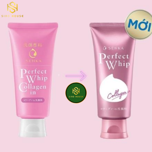 Sữa rửa mặt SENKA Collagen (120g) MẪU MỚI