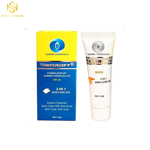 Gel giảm mụn SANTAGIFT SPF 30 3 In 1 Skin Care Gel (20g)