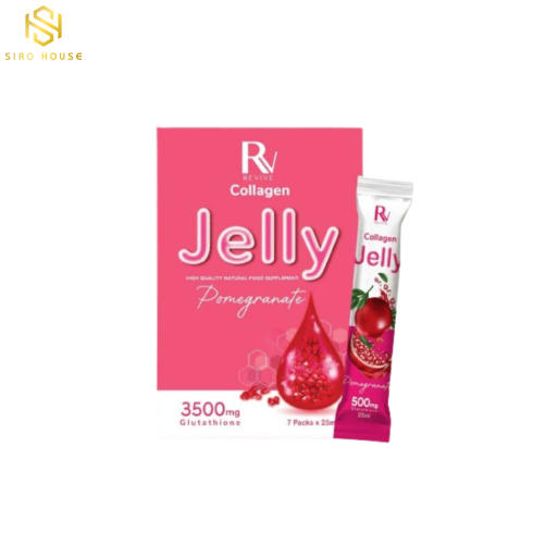 Thạch lựu collagen REVIVE Collagen Jelly Pomegranate (7 gói x 25mL)
