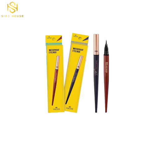 Bút kẻ mắt nước VACOSI Natural Studio Waterproof Eyeliner