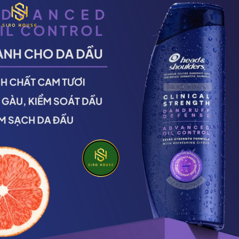 Dầu gội sạch gàu HEAD & SHOULDERS Clinical Strength (400ml)