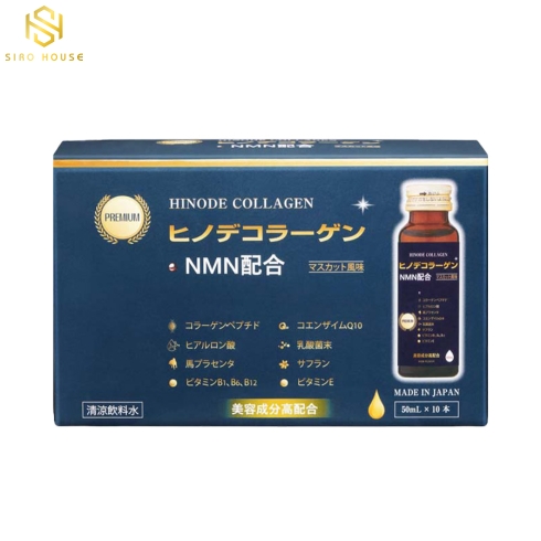 Collagen nước NMN Hinode Collagen 10 chai x 50mL