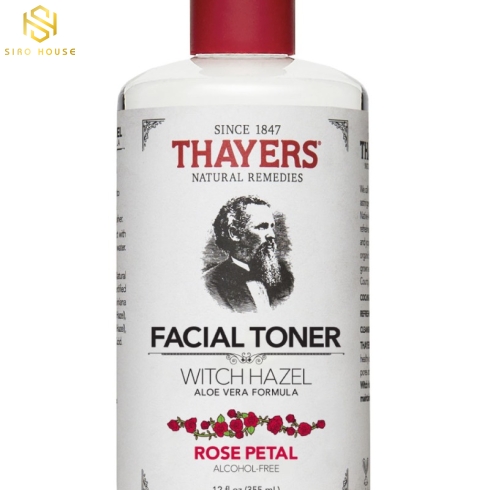 Nước hoa hồng THAYERS Alcohol-Free Witch Hazel Toner 355mL 