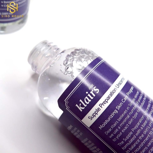 Nước hoa hồng KLAIRS Supple Preparation Unscented Toner 180mL
