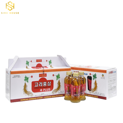 Nước Hồng Sâm Nguyên Củ KGS Hàn Quốc 120ml x 10 Hàn Quốc