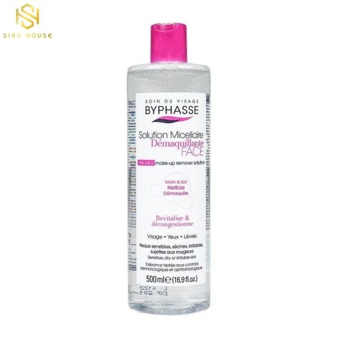 Nước tẩy trang BYPHASSE Solution Micellaire Face 500mL